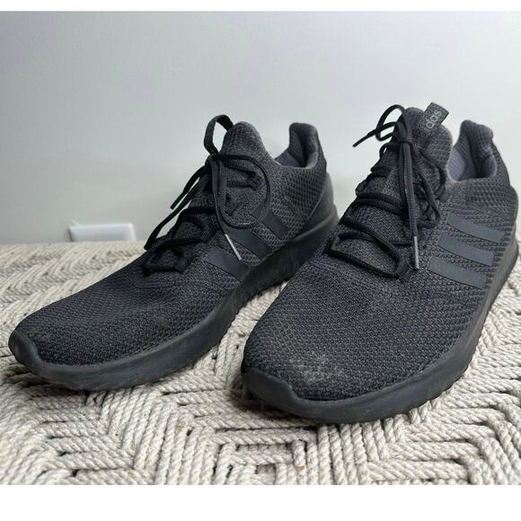 Adidas: Black Cloud Foam Sneakers - Picture 1 of 10